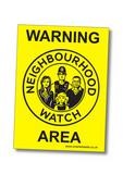 Neighbourhood watch wheelie bin sticker