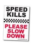 speed kills wheelie bin sticker